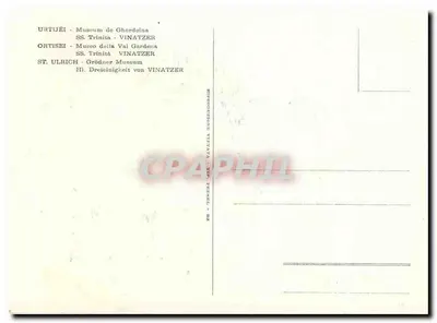 Statua Trójcy — Muzeum Ghérdeina (Vinatzer) — Rewers