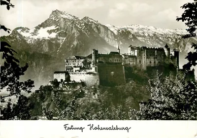 Festung Hohensalzburg — vista panorâmica — Echte Photographie S 270