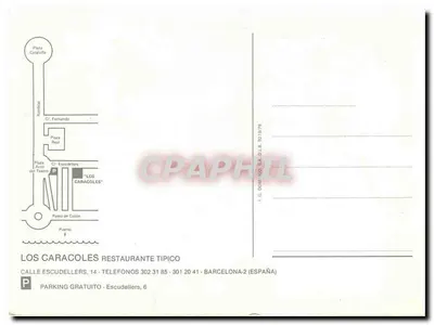 Restauracja Los Caracoles — Bofarull Hnos. — Calle Escudellers, 14, Barcelone — Rewers