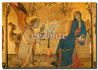 A Anunciação — Simone Martini — Galeria dos Uffizi — série de ARTE n°486