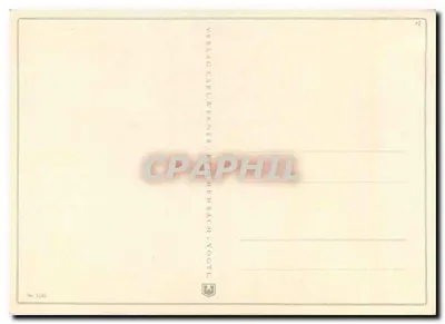 Kwiaty i wodospad — kartka urodzinowa — Verlag Carl Wirner, Pottenbach, Vogtland, nr 1546 — Rewers