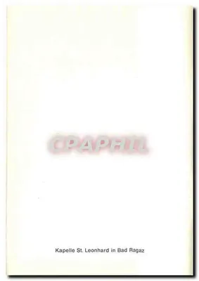 Kaplica św. Leonharda w Bad Ragaz — Rewers