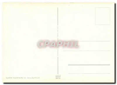 Kloster Weltenburg — com passagem do Danúbio — editor Helmut, n° 981/18 — Verso