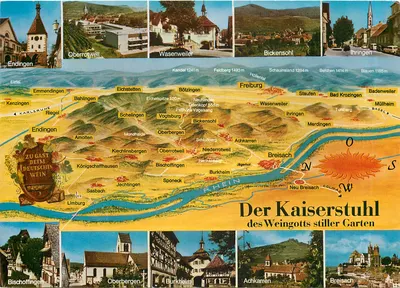 O Kaiserstuhl — o jardim silencioso dos Weingotts — editor Mets, n° FD 307 W 5 NGE
