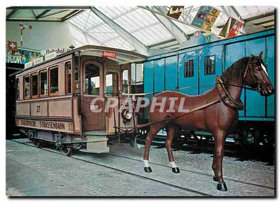 Tramway a cavalo de Zurique — 1882 — Verkehrshaus der Schweiz Luzern