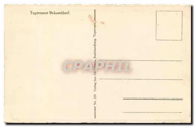Tegernsee - Tegernseer Bräustüberl — wydawca Osgermann, nr 210 — Rewers