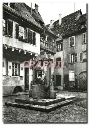 Place du Vieux Puits em Sélestat — Bas-Rhin — Éditions La Chigogne