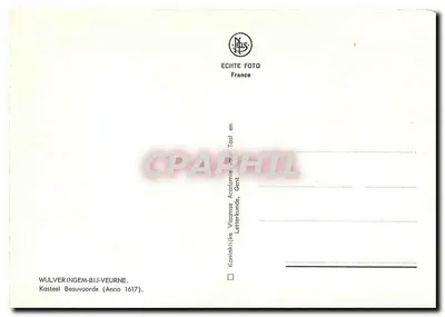 Zamek Beauvoorde — Wulveringem-Bij-Veurne — Rewers