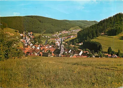 Vöhrenbach/Schwarzwald — Estação de cura de altitude, 800–1100 m acima do nível do mar — Werner-Verlag, 774/13c