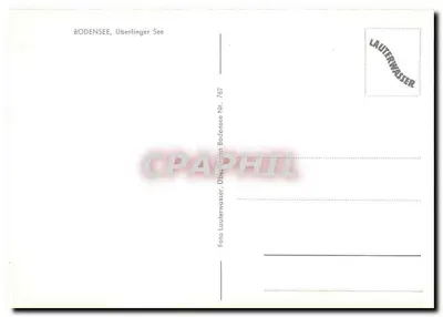 Bodensee, Überlinger See — widok panoramiczny — Foto Lauterwasser Nr. 767 — Rewers