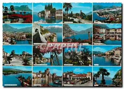 Lago di Garda — vista panorâmica — A. Preila Milano, n°3