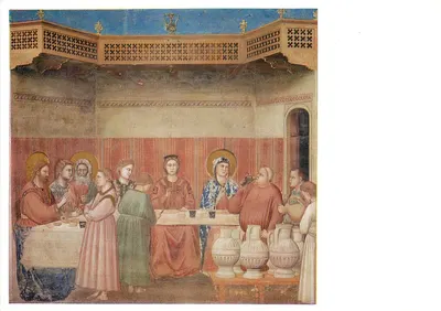 As Bodas de Cana — Giotto — Cappella degli Scrovegni, Padova
