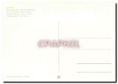 Padoue - Piazza delle Erbe - Palazzo dei Giureconsulti — Verso