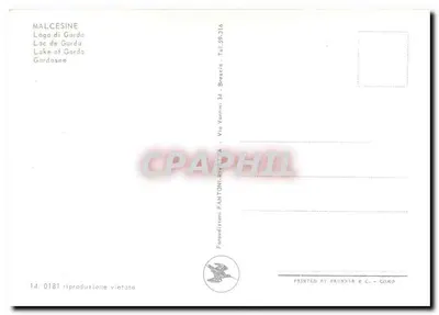 Malcesine — Jezioro Garda — Fantoni-Rivetta, n° 59-316 — Rewers