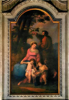 A Sagrada Família — tela de Angelica, Kaulmann (1789) — Ed. Cittadini, n° 21368