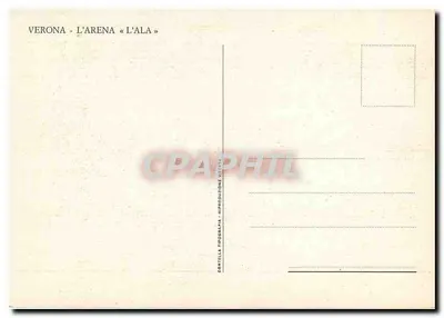Verona - L'Arena « L'Ala » — editora Contella Tipografia — Verso