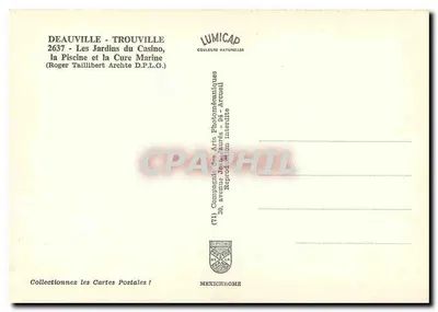 Deauville - Trouville — Ogród Kasyna, Basen i Kurort Morski — Lumicap — Rewers