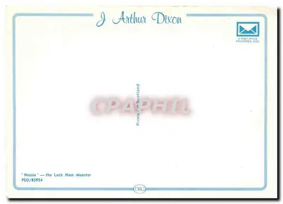 Nessie — potwór Loch Ness — J Arthur Dixon — PSO/85954 — Rewers