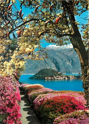 Lago di Como — Vista da Villa Carlotta sobre o Lago — Brunner & C., Como n°115-071
