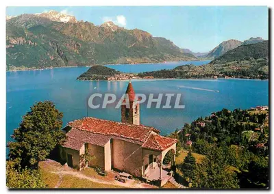 Visão do lago de Como — a partir de S. Martino di Cadenabbia — editor Clerici, n°83