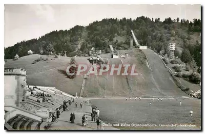 Grande e pequena rampa olímpica — Garmisch-Partenkirchen — Foto J. Perer & Sohn