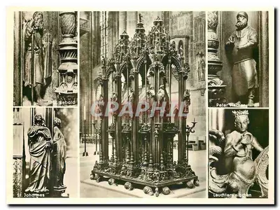 Núremberg - Igreja de Sébald - túmulo de Sébald, obra de Peter Vischer (1508-1519) - editor Stojä-Verlag