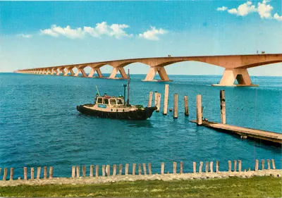 Zeelandbrug — conexão entre Beveland e Schouwen-Duiveland — J.P. OFFSET