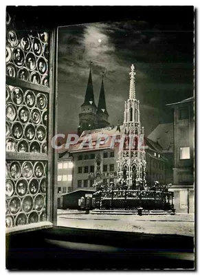 Núremberg - Fonte mais bonita com Igreja de São Sebaldo — Editor Lico-Nürnberg & Co. n°99