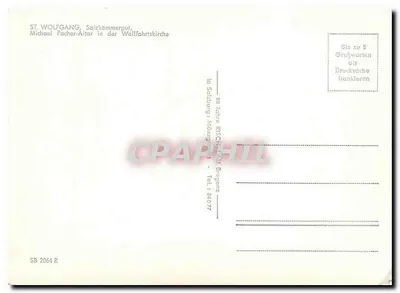 Altar de Michael Pacher — Salzkmmergut — SB 2064 R — Verso