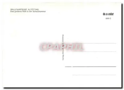 Altötting — Rößl d'or w pomieszczeniu skarbowym — Verlag Strauß, Altötting — Rewers