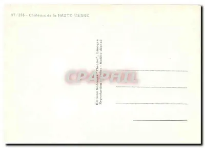 Castelos da Haute-Vienne — Coleção de castelos e sítios — Éditions Théojae — Verso
