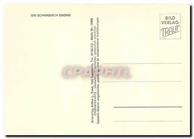 Schwäbisch Gmünd — vista histórica — Bildverlag Traut — Verso