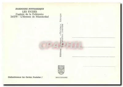 Les Eyzies — Capital de la Prehistoria — Ediciones Diplome — Reverso