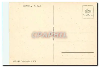 Altötting — Kapellplatz — Letz Ansichtskarten, nr 396 B 22 — Rewers