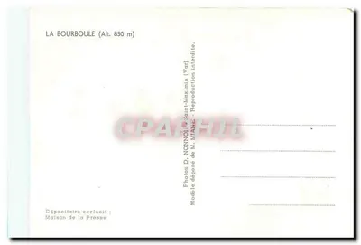 La Bourboule : O Dia de uma Curista — Maison de la Presse, editor — Verso