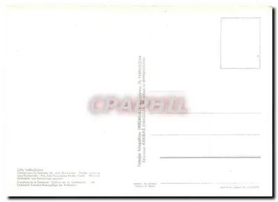 Rzymskie groby "Los Escipiones" — Katedra w Tarragonie — wydawca Cuncilla, n° 23 — Rewers