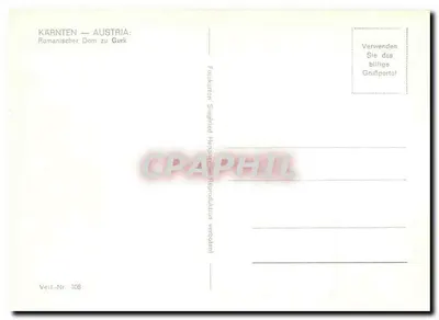 Dom zu Gurk — Kościół rzymski — Verlag Heppning, n° 706 — Rewers