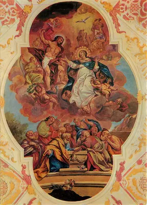 Igreja de Stiftskirche Ossiach — Pintura de teto — Kärnten, Nr. 2026