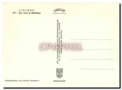 Bazylika Świętego Serca Panny Marii — Paryż — wydawca IRIS — Rewers