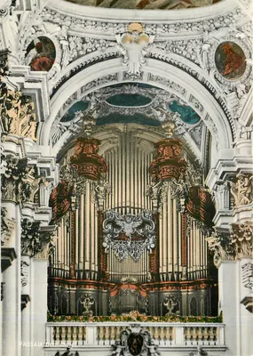 Passau, Órgão do Dom — a maior do mundo — editor Brand, n° 531