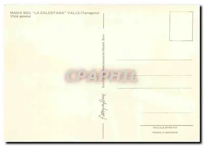 Masia Bou — La Calcotada, Valls (Tarragone) — Ogólny widok — Rewers