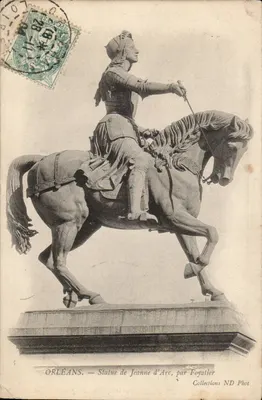 Orléans — Estátua de Joana d'Arc, por Foyatier — Coleções ND Phot