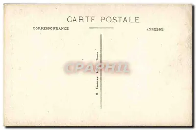 Saumur (M.-et-L.) — Zamek (monument historique) i Loara — R. D. — Rewers
