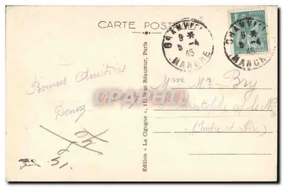 Granville — O Casino — Edição « A Garça » — Verso