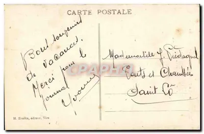 A Normandia — A Colheita do Trigo — H. Ernlice, editor, Vire — Verso