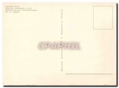 Kazimierz Dolny — Siedziba Muzeum Nadwiślańskiego — Fot. A. Rogalski — Rewers