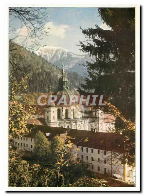 Abadia beneditina de Ettal — fundada em 1330 pelo imperador Luís da Baviera — editor não identificado