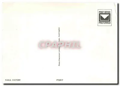 H.M.S. VICTORY — navio de guerra — Photo Precision Limited, PT2617 — Verso