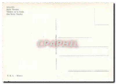 Milano - Teatro alla Scala — editor T. E. L. - Milano — Verso
