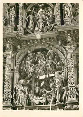 Ueberlingen, mosteiro — Hochaltar, parte central da Natividade — Deutscher Kunstverlag, Munique
